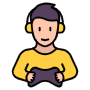 Gamer Boy free icon for commercial use