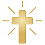 Golden Cross free icon for commercial use