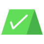 Green Reserved Restaurant Sign And White Check Mark free icon for commercial use