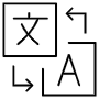 Language Translate Process free icon for commercial use
