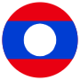 Laos Flag Circular icon