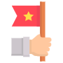 Leadership And Flag free icon for commercial use
