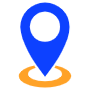 Location Blue Pin Marker Sign free icon for commercial use