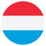 Luxembourg Flag Circular icon