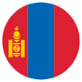Mongolia Flag Circular icon