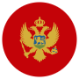 Montenegro Flag Circular icon