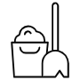 Mop And Bucket Cleaning icon