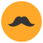 Mustache free icon for commercial use