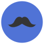 Mustache free icon for commercial use
