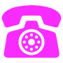 Old Vintage Pink Telephone free icon for commercial use
