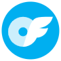 Onlyfans Blue Circle Logo free icon for commercial use