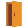 Opened Door free icon for commercial use