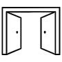 Opened Double Door icon