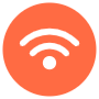 Orange Wifi free icon for commercial use