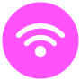 Pink Wifi free icon for commercial use