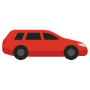 Red Station Car icon