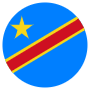 Republic Of Congo Flag Circular icon