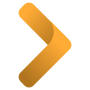 Right Chevron Yellow Gradient free icon for commercial use
