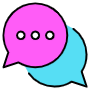 Romantic Chat Boxes Speech Bubbles free icon for commercial use
