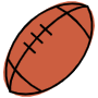 Rugby Ball free icon for commercial use