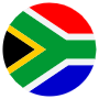 South Africa Flag Circular free icon for commercial use