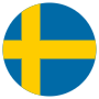 Sweeden Flag Circular free icon for commercial use