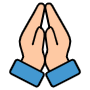 Thank You Hand Emoji icon