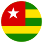 Togo Flag Circular icon