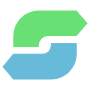 Transfer Exchange Green And Blue Curved Arrows free icon for commercial use
