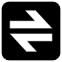Transfer Right And Left Arrows Black free icon for commercial use
