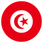 Tunusia Flag Circular icon