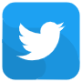 Twitter Square Blue Logo icon