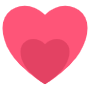 Two Pink Hearts free icon for commercial use