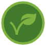 Vegeterian Leaf free icon for commercial use