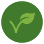 Vegeterian Leaf free icon for commercial use