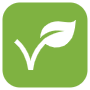 Vegeterian Leaf free icon for commercial use