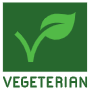 Vegeterian Leaf Badge free icon for commercial use