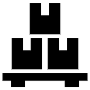 Warehouse Black Boxes And Storage free icon for commercial use