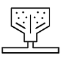 Waste Water Filter Outline icon