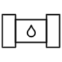 Waste Water Pipe Outline free icon for commercial use
