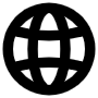 World Wide Web Internet Connection Black Outline free icon for commercial use