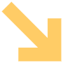 Yellow Right down Arrow free icon for commercial use