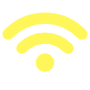 Yellow Wifi icon