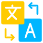 Language Translation Process Colored Squares free icon for commercial use