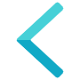Left Chevron Light Blue free icon for commercial use