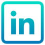 Linkedin Blue Logo Sqaure Gradient free icon for commercial use