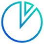 Pie Chart 15 Percent Blue Outline free icon for commercial use