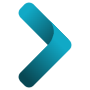 Right Chevron Blue Gradient free icon for commercial use