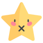 Silence Secret Cute Cartoon Star Emoji icon