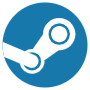 Steam Blue Circle Logo icon